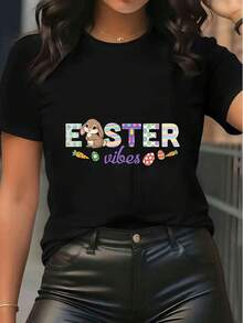 Women T-Shirts - Black - View 6