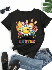 Women T-Shirts - Black - View 5
