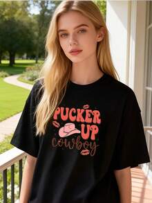 Women T-Shirts - Black - View 1