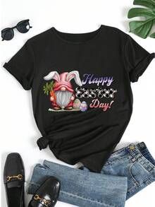 Women T-Shirts - Black - View 5