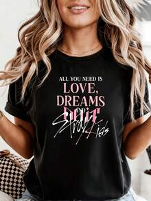 Women T-Shirts - Black - View 1