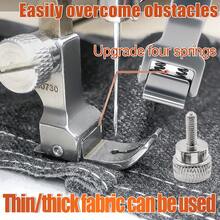 New 4-Spring Design Industrial Straight Stitch Sewing Machine Presser Foot, Universal For 730 Anti-Skipping, Suitable For Thick And Thin Fabrics, Installation Screws Included - B730 Presser Foot (screws Included) - View 3