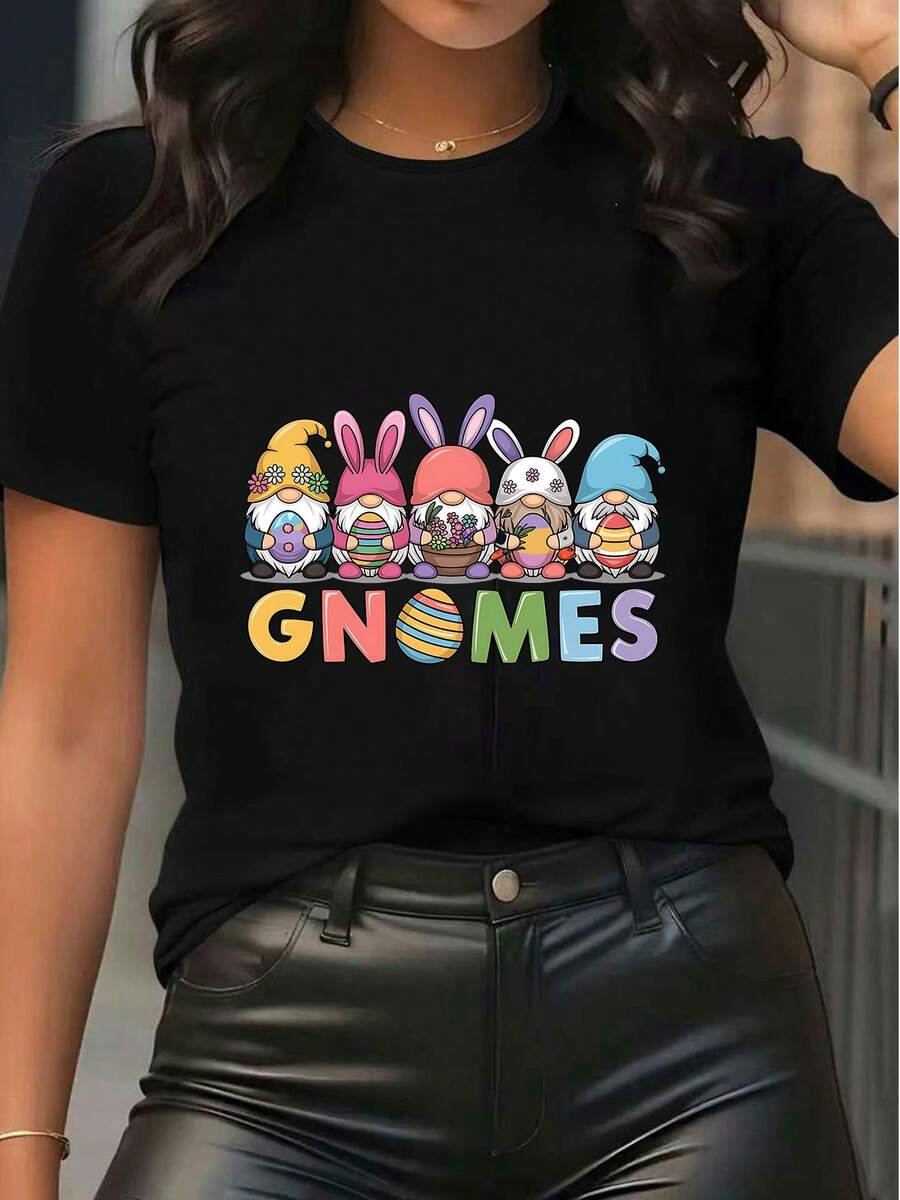 Women T-Shirts - Black - View 1
