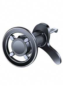 Adjustable Magnetic Style Car Phone Holder Magnetic Car Phone Holder, Magnetic Car Phone Mount, Car Navigation Bracket Spring Gift - Black - View 9