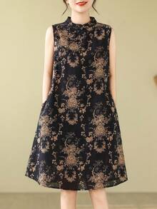 Women Long Dresses - Black - View 5