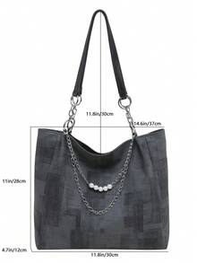 New Fashion Handbag For Women, Versatile Tote Bag With Large Capacity For Work And Daily Use - Multicolor - View 2