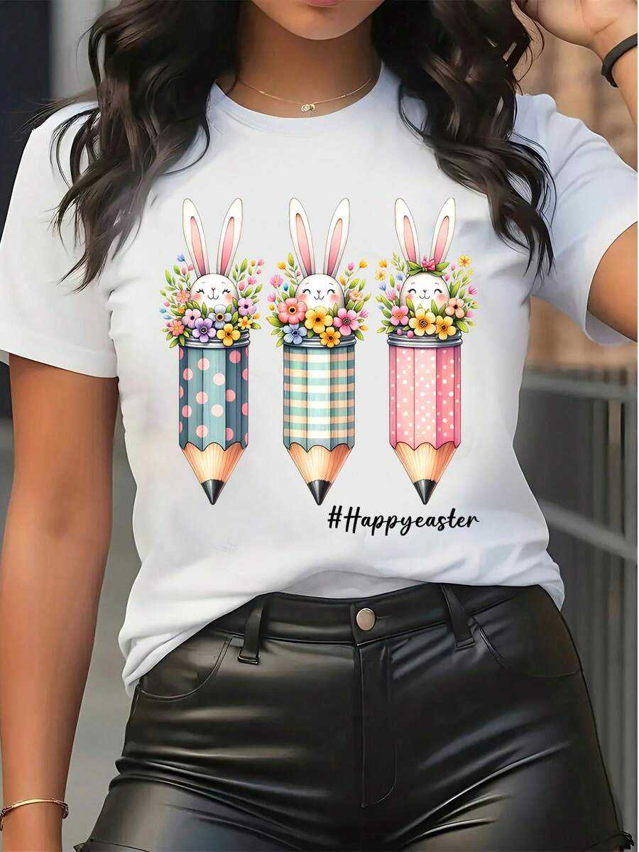 Women T-Shirts - White - View 1