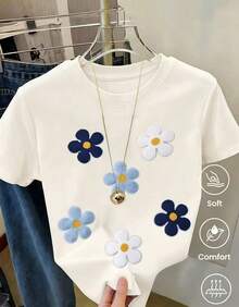 Short-Sleeved T-Shirt For Spring And Summer 2026, Made In Mexico. Cartoon Print, Couple Design, Suitable For Indoor Or Outdoor Wear. Crew Neck, Unisex, Ideal For Office And Leisure. One-Piece Pack. Unisex Cotton Loose-Fitting Short-Sleeved Crew Neck T-Shirt In An Urban Vintage Style. - 杏色 - 查看 12