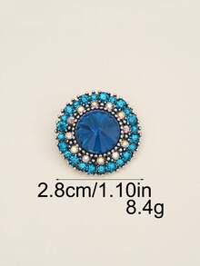 3pcs/Set Multi-Layer 3D Flower Full Rhinestone Metal Large Buttons, Suitable For Fur Coats, Sweaters, Suits, Uniforms, Dresses, Decorative Buttons For DIY Bags, Jewelry Boxes, Gift Boxes, Handicrafts - Multicolor - View 18