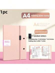 A5/A4 High Aesthetic Clipboard, Multi-Functional Office Folder, Foldable Folder Board, Portable Design, Perfect For Office, Study, Drawing, Back To School And More. (Multiple Options Available),Back To School - Multicolor - View 12