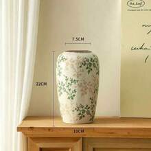New Chinese Style Premium Blue And White Porcelain Vase, Ceramic Creative Flower Arrangement Vessel, Living Room & Entryway Decorative Ornament - Vase - View 7