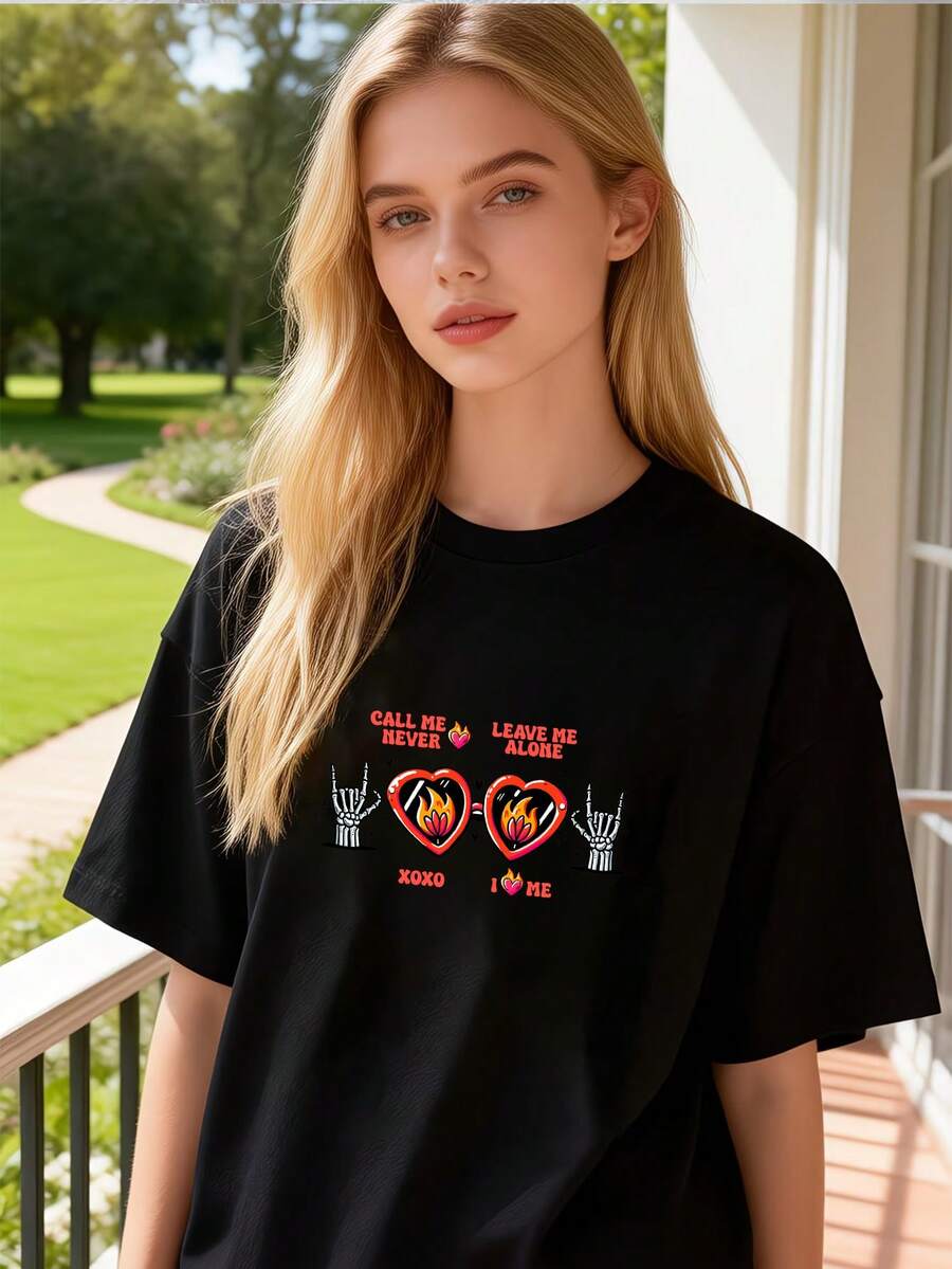 Women T-Shirts - Black - View 1