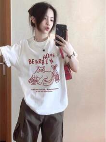 Women T-Shirts - White - View 2