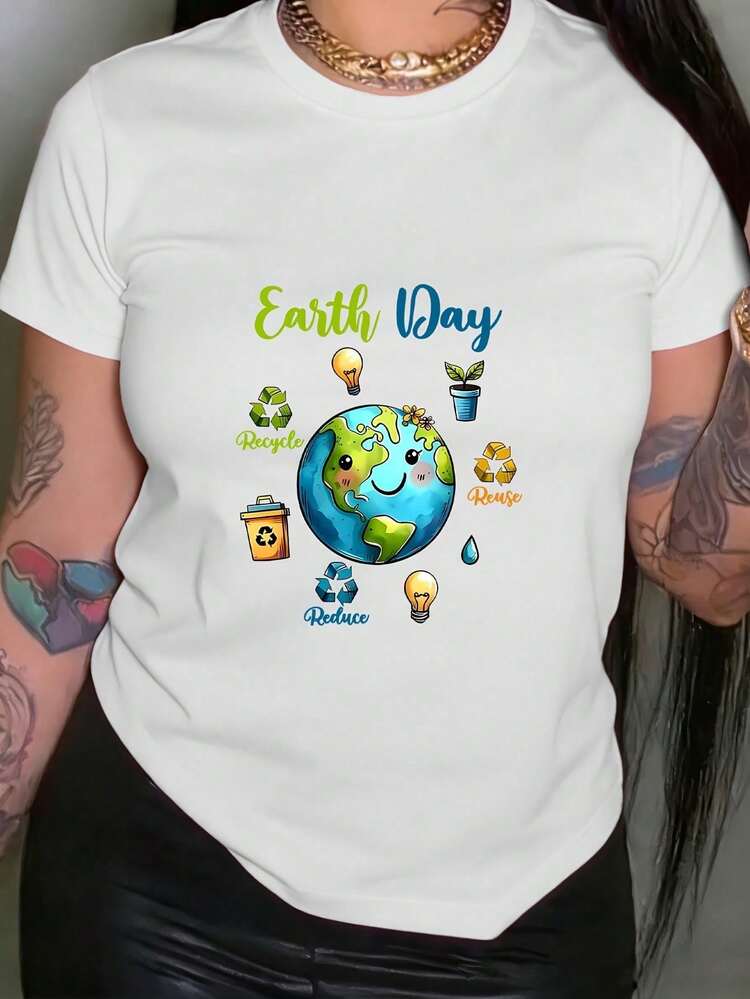 Women T-Shirts - 白色 - 查看 1