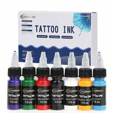 7色 15ml 紋身墨水，豐富色彩可任意搭配，適用於身體彩繪，適合初學者與經驗豐富的紋身藝術家 - 彩色 - 查看 2