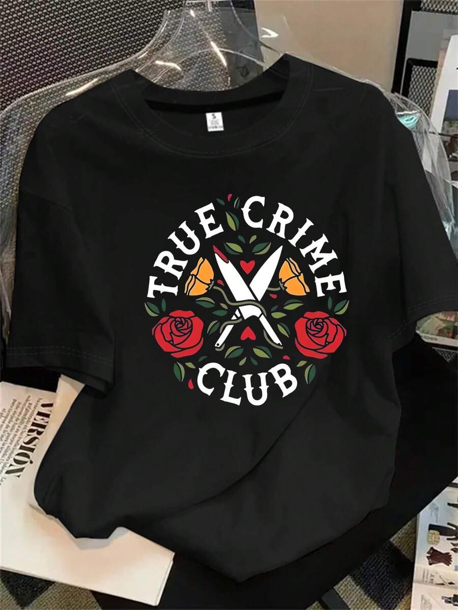 Halloween Graphic T-Shirt - Black - View 1