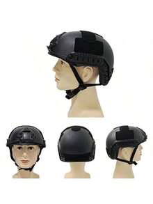 Tactical Helmet, Riot Control Special Forces Tactical Tiger Stripe Special Operations Training Helmet, Made Of Fiberglass, With Adjustable Chin Strap, Night Vision Device Mount, And Side Rails, Fathers Day Gift - A - View 3
