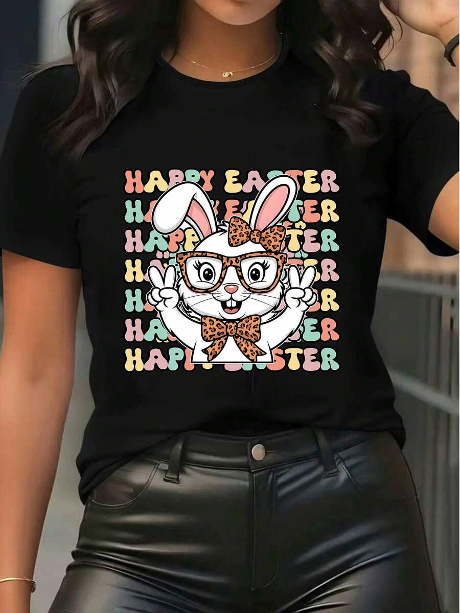 Women T-Shirts - Black - View 1