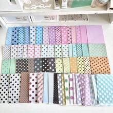 16/48/64pcs Dotted Round Color Block Vellum Paper, Suitable For Manuals, Handmade Photo Albums, Journals And Travel Diaries DIY Crafts, Semi-Transparent Inner Pages - 1 Set - View 4