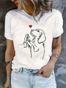 Women T-Shirts - White 1 - View 1