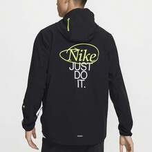 Chaqueta versátil Nike Unlimited Repel, repelente al agua, cortavientos, con cremallera, manga larga y capucha para hombre. - Negro - Ver 2