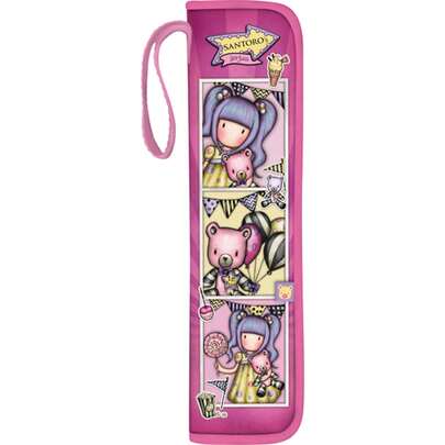 Safta | Gorjuss Fairground School Flute Case, Padded And Lined Flute Bag, Flute Case With Padded Interior And Elastic Hold, Side Handle And Reinforced Trim, One Size