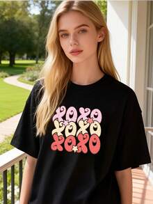 Women T-Shirts - Black - View 1