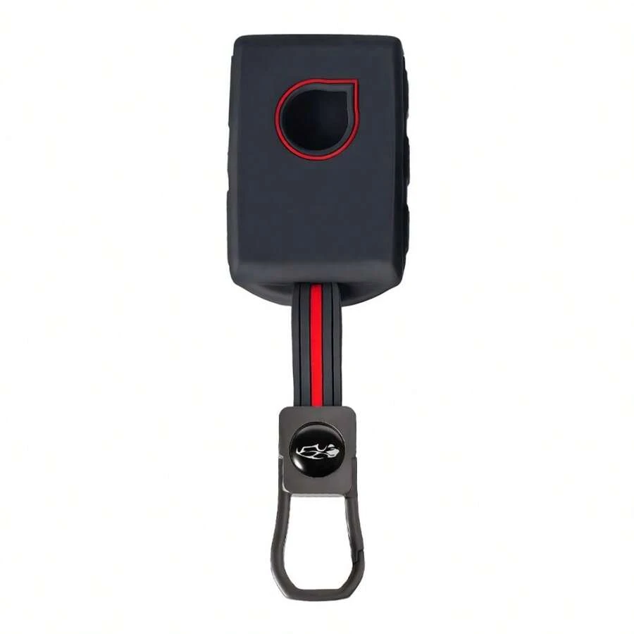Silicone Key Case For Volvo XC60 XC40 XC90 S90 S60 V90 2020 Car Key Cover Case Keychain Accessories Protection Shell Skin - black - View 1