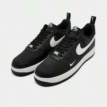 Nike Air Force 1 '07 LV8 Casual Shoes Men's  Black/White/Black IR5599-001| Court-To-Street Style, Iconic Silhouette - 白黑色 - 查看 3