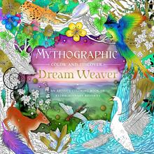 Whimsical "Mythographic Dream Weaver" Adult Coloring Book,7.9x7.9 Inch For Nature Lovers,Packed With Magical Animals & Dreamcatcher Art,Soothing Stress Relief,Ideal Self-Care & Holiday Present - Coloring Book - View 5