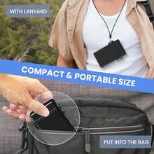 Waterproof Case, Portable Holder Case, Airtight Container With Removable Holder/Lanyard, EDC Storage Box For 110mm Size - Sealed Organizer For Men Women, Outdoor Survival Accessories Hiking Camping - 100 mm - View 7
