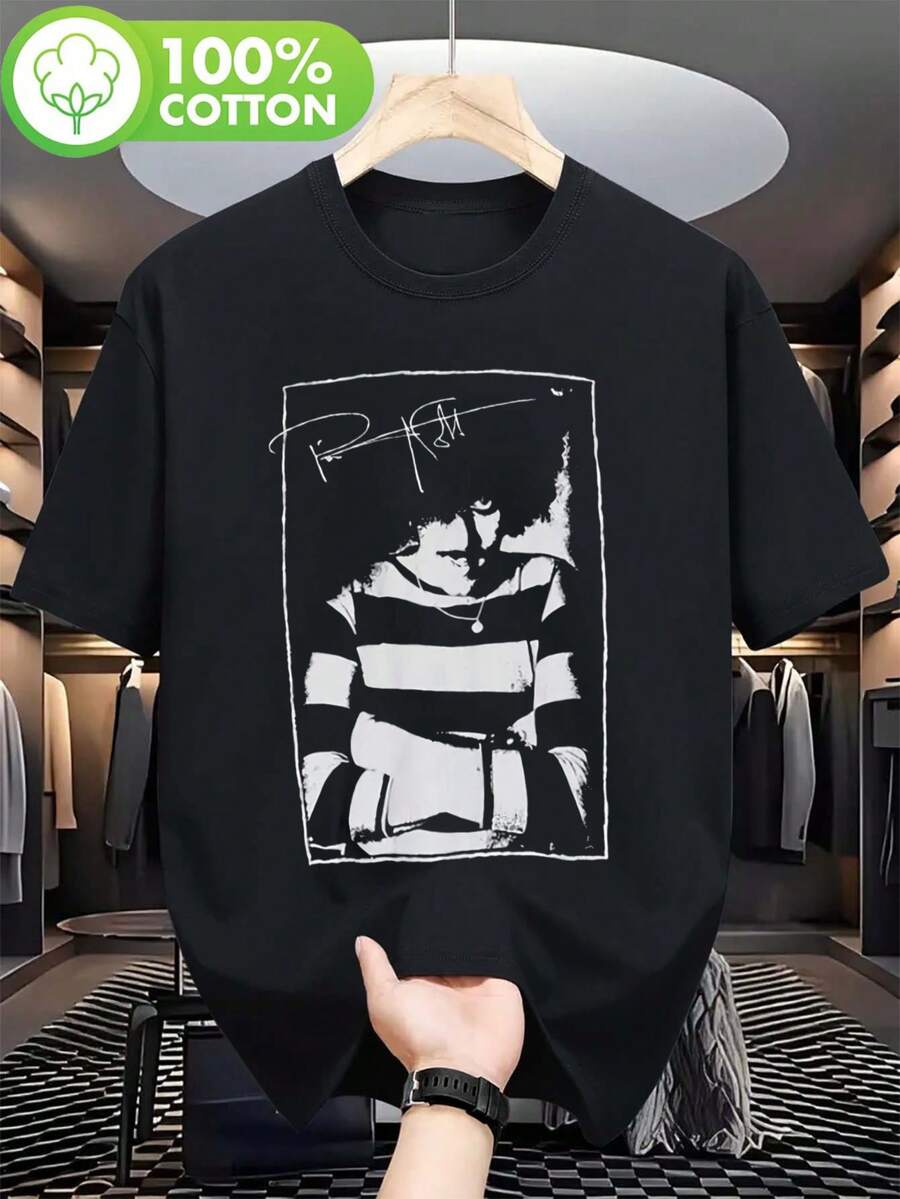 Camiseta de Phil Lynott de los años 80, de manga corta, negra, unisex, tallas S-2XL, regalo para hombres, camisetas para hombres, 180g - Negro - Ver 1