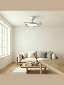 Cecotec EnergySilence Aero 4500 Ceiling Fan: Retractable Blades And Adjustable LED Light, Summer/Winter Inverter Motor, 6 Speeds, Timer, Remote Control, 42" For Small Spaces. Ideal For Creating Environments With A Gentle Breeze Or Pleasant Warmth. - Multicolor - View 5