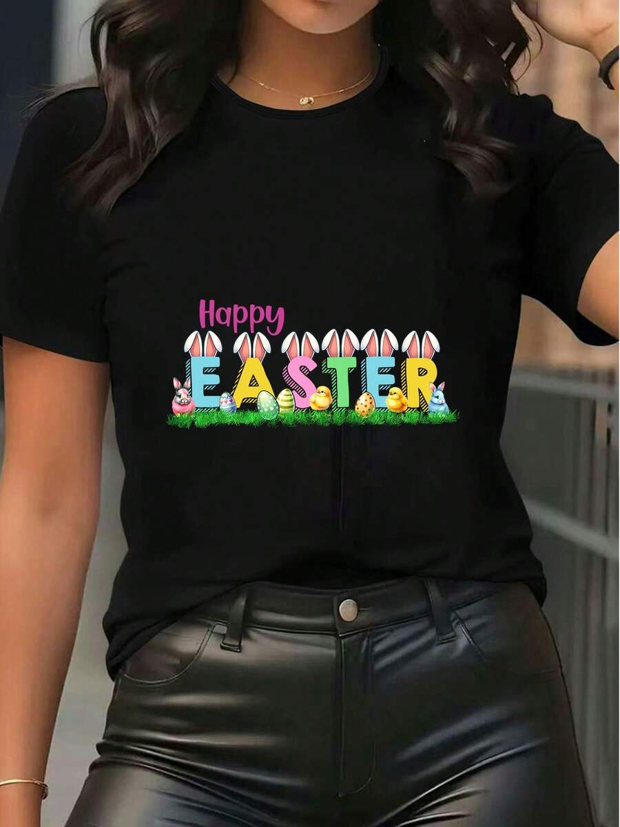 Women T-Shirts - Black - View 1