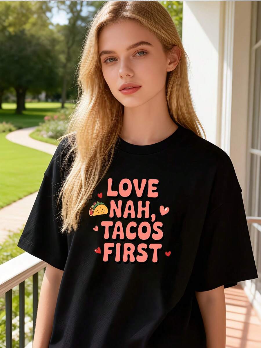 Women T-Shirts - Black - View 1