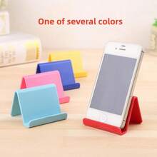 1pc Desktop Phone Stand Storage Rack, Creative Acrylic Decorative Transparent Tablet & Phone Holder For Students - Multicolor - View 13