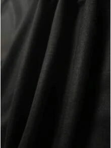 Camiseta de hombre con hombros caídos, caja de regalo, regalo navideño con estampado de doble cara, camiseta de hombre de corte holgado, ropa de hombre de estilo moderno y actual, camiseta d - Negro - Ver 5