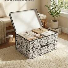 Plain Floral Storage Box