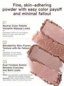 Physicians Formula Colored Eyeshadow Six-Color Eyeshadow Waterproof, Matte - Eyeshadow - View 5
