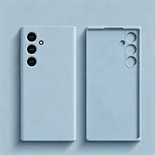 VRNOEI 適用於 Galaxy S26 Ultra 升級手機殼，相容於 Galaxy S25 S24 S22 S21 S23 Ultra Plus S26+ S25+ S24+ S22+ S21+ S23+ 5G 防震後蓋配件，亦適用於 iPhone 11 12 13 14 15 16 17 Pro Max - 淺藍色 - 查看 9