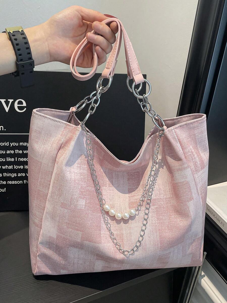 New Fashion Handbag For Women, Versatile Commuter Tote Bag With Large Capacity, Shoulder Bag - Multicolor - View 1