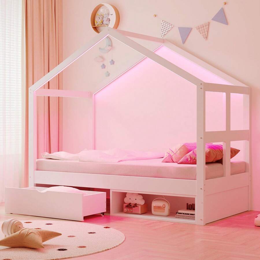 Kids Bed Frames, Headboards & Footboards - Black - View 1