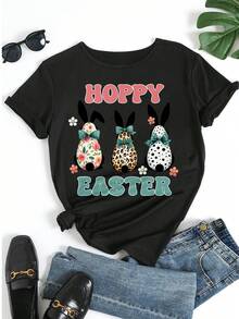 Women T-Shirts - Black - View 5