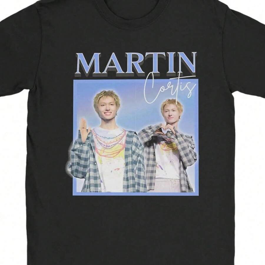 C Ortis Tee Shirt For Men Women Graphic Print T Shirts 100 Cotton Clothing - 黑色 - 查看 1