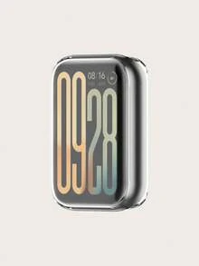 1pc Women/Men Plain Electroplated Full Coverage TPU Protective Case Compatible With Xiaomi Smart Band 10 Pro Smartwatch Anti-Scratch Shockproof Bumper Shell Cover - Smart Band 10 Pro - View 4