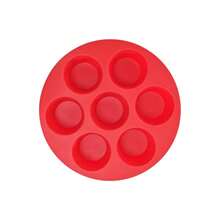 Silicone Cake Mold, Heat Resistant, Easy Release, Round 7-Cavity Home DIY Baking Mold - View 13
