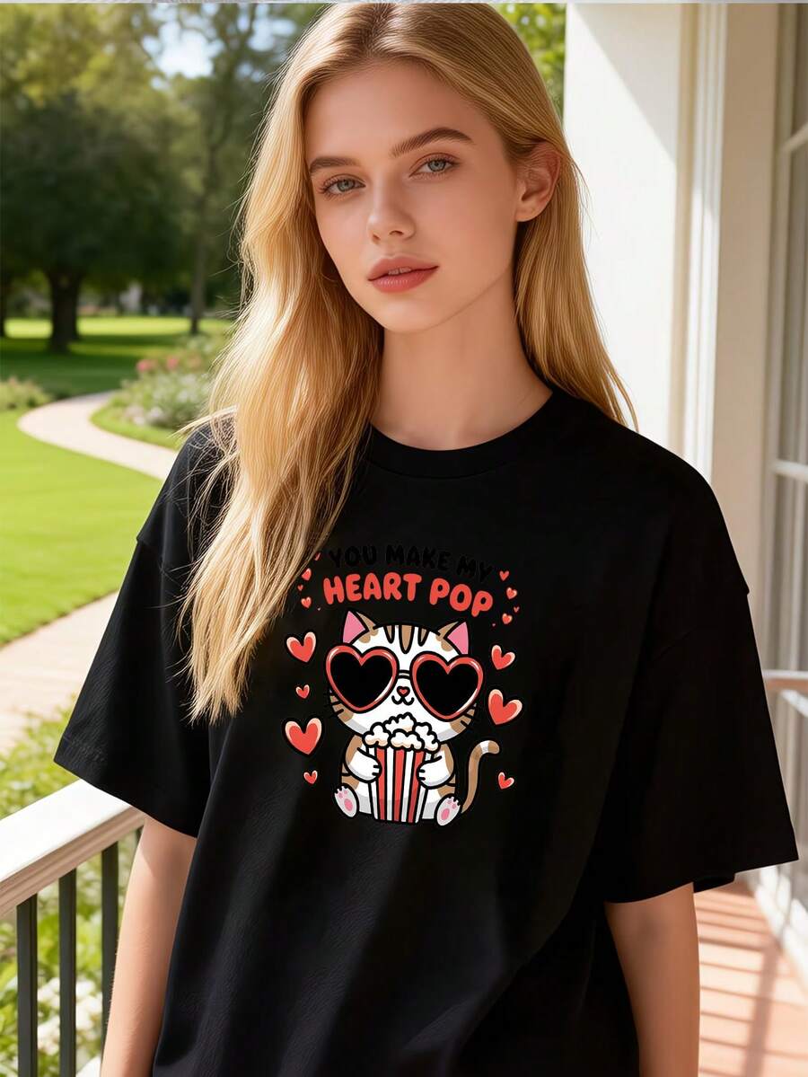 Women T-Shirts - Black - View 1