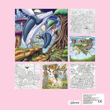 Whimsical "Mythographic Dream Weaver" Adult Coloring Book,7.9x7.9 Inch For Nature Lovers,Packed With Magical Animals & Dreamcatcher Art,Soothing Stress Relief,Ideal Self-Care & Holiday Present - Coloring Book - View 9