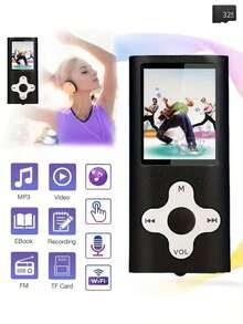 GM27 MP3/MP4 Player Portable For Sports, Picture Viewing, Text Reading, Recording, Bass Boost, Button Control, Expandable Memory Card Support - View 8