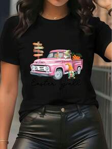 Women T-Shirts - Black - View 6